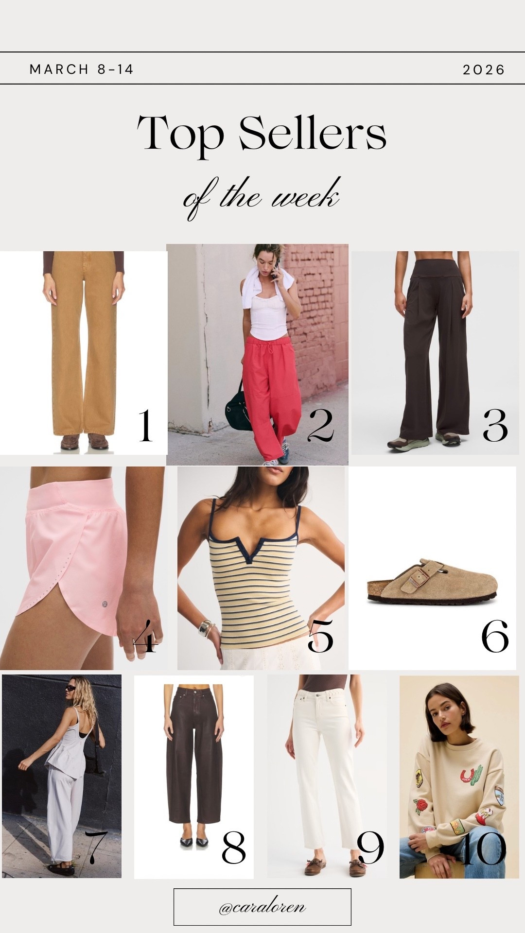 Last week’s best sellers 🫶🏻

#LTKdayinmylife #LTKootd #LTKmomlife