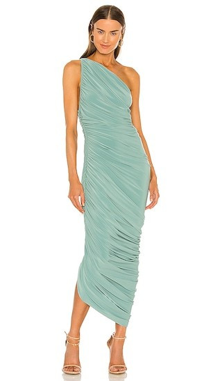 Norma Kamali Diana Gown in Mint. - size M | Revolve Clothing (Global)