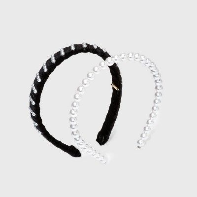 SUGARFIX by BaubleBar Pearl Headband Set 2pc - Pearl | Target