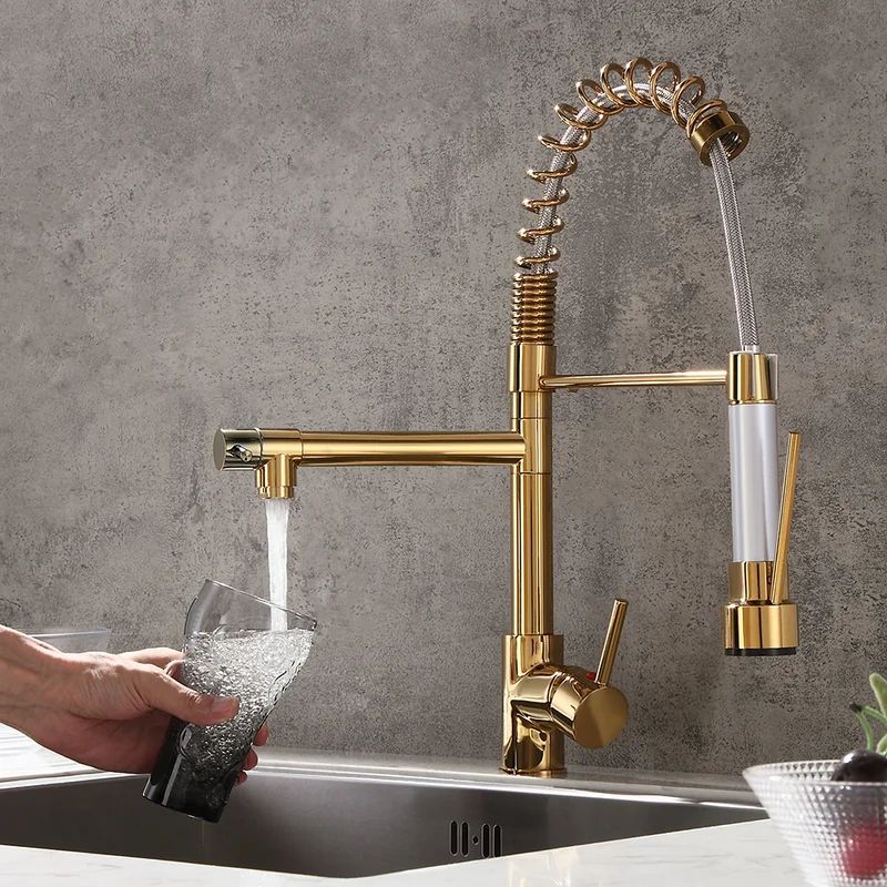 Homary Pull Out Touch Kitchen Faucet | Wayfair North America