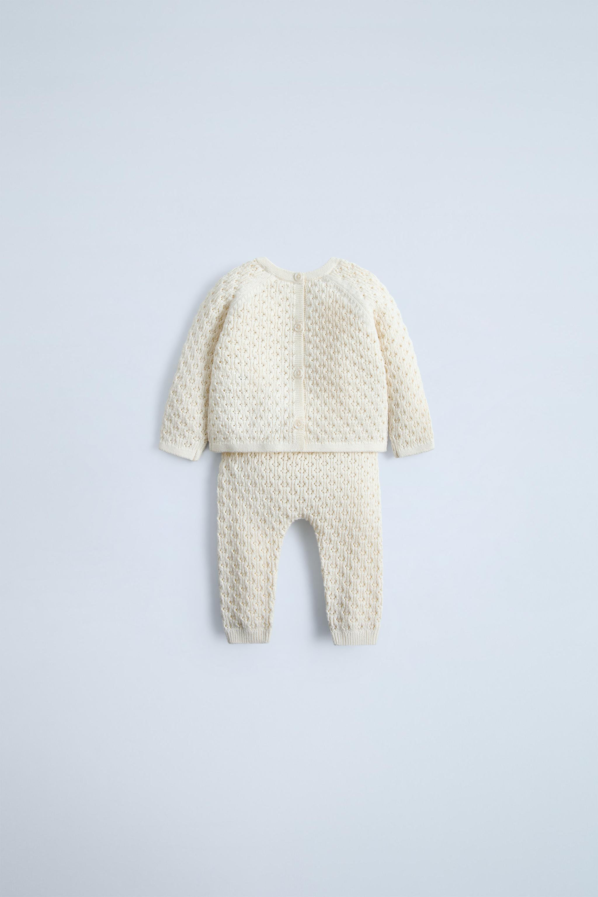 SILK COTTON KNIT SET | Zara US