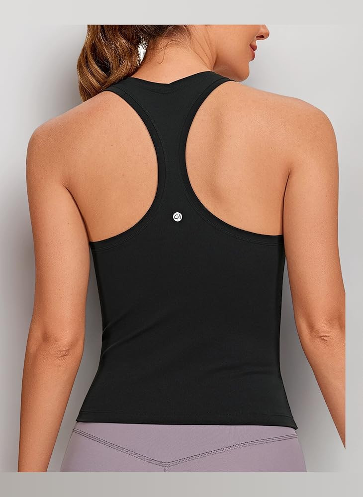 CRZ YOGA Butterluxe Racerback Gym Vest Top for Women Sleeveless Sport Tank Tops Summer Yoga Fitne... | Amazon (UK)