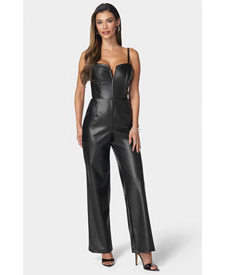 Bebe Women's Cropped Jumpsuit - Macy's | Macy's