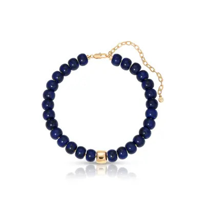 Ettika Power Bead Statement Necklace in Lapis at Nordstrom | Nordstrom