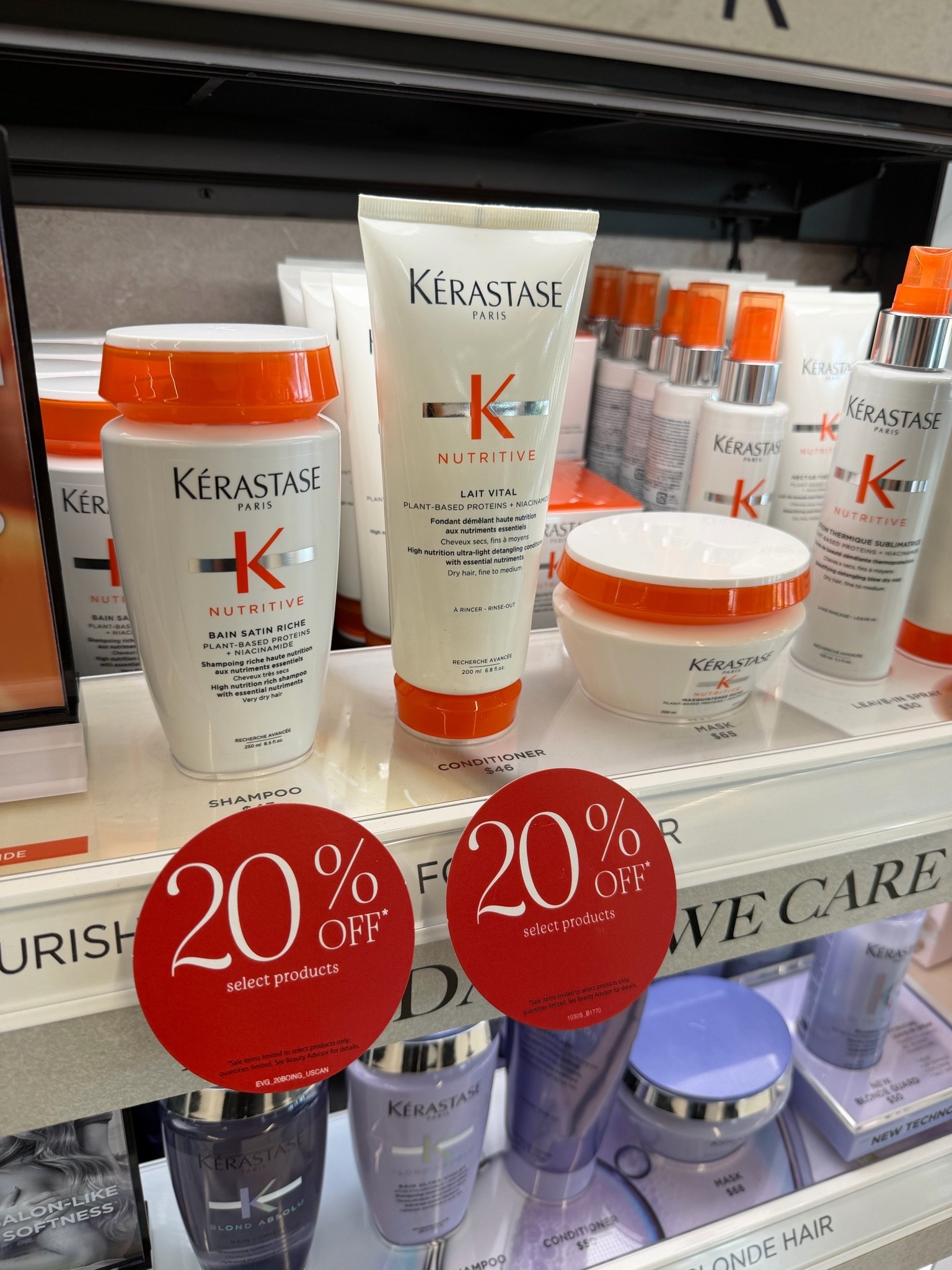 Kerastase nutritive shampoo and conditioner on sale at Sephora. 20% off!! ￼

#LTKSaleAlert #LTKBeauty