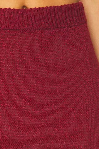 Gabby Knitted Maxi Skirt in Burgundy | Revolve Clothing (Global)
