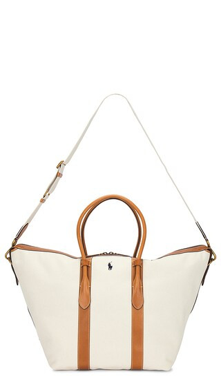 Extra Large Tote in Natural & Cuoio | Revolve Clothing (Global)