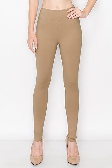 ALWAYS Women's Print Pattern Leggings - Premium Soft Stretch Peach Skin Yoga Pants | Amazon (US)