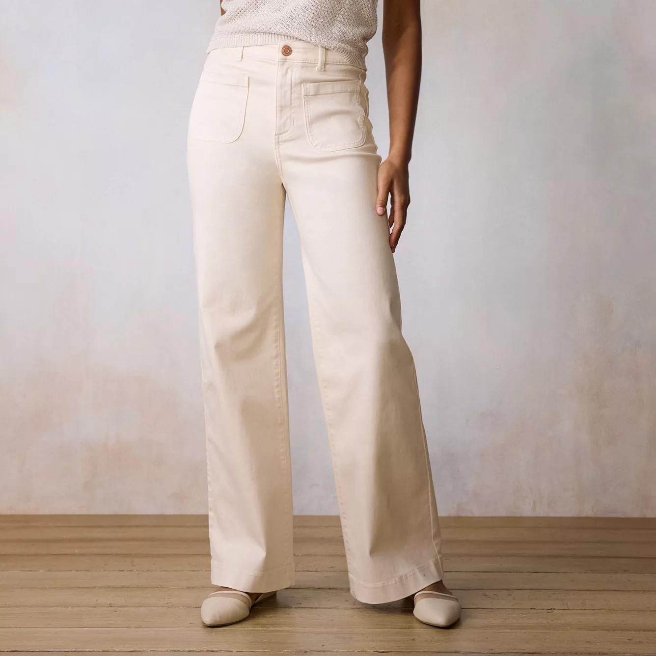 Women's LC Lauren Conrad Super High Rise Wide Leg Jeans | Kohl's