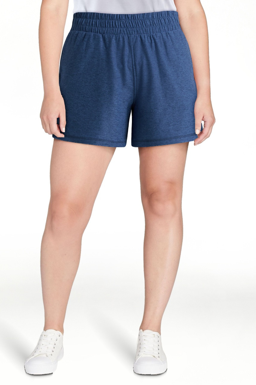 Athletic Works Women's and Women’s Plus ButterCore Soft Performance Gym Shorts, Available in 1,... | Walmart (US)