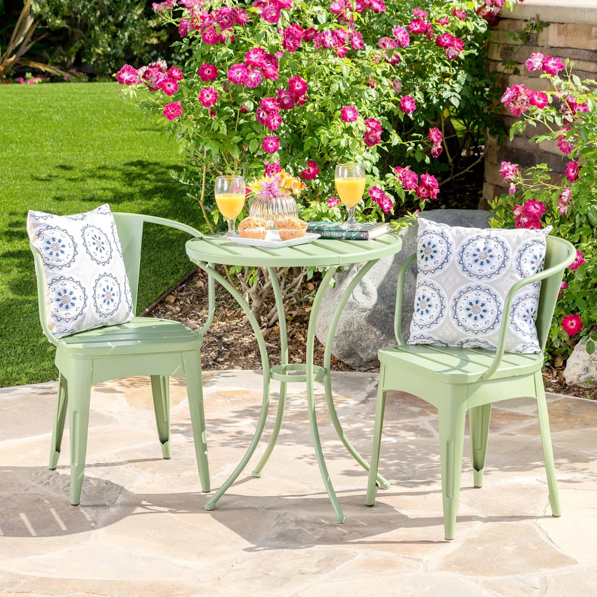 Sonay Round 2 - Person Outdoor Dining Set | Wayfair North America