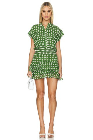 MISA Los Angeles Evie Dress in Rattan Tile from Revolve.com | Revolve Clothing (Global)