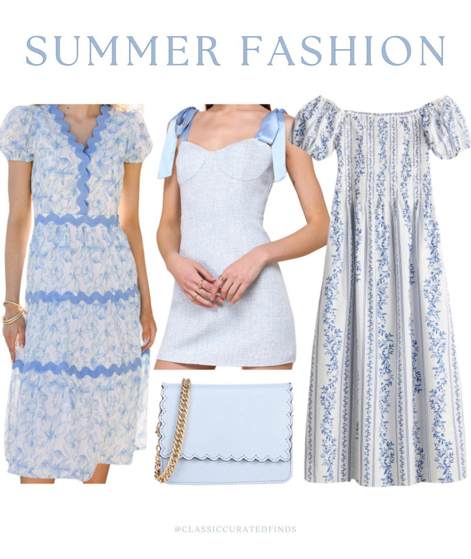 Pretty blue spring & summer dresses 🩵

Spring Outfit, Spring Dress, Wedding Guest Dress, Summer Outfit, Grandmillennial

#LTKstyletip