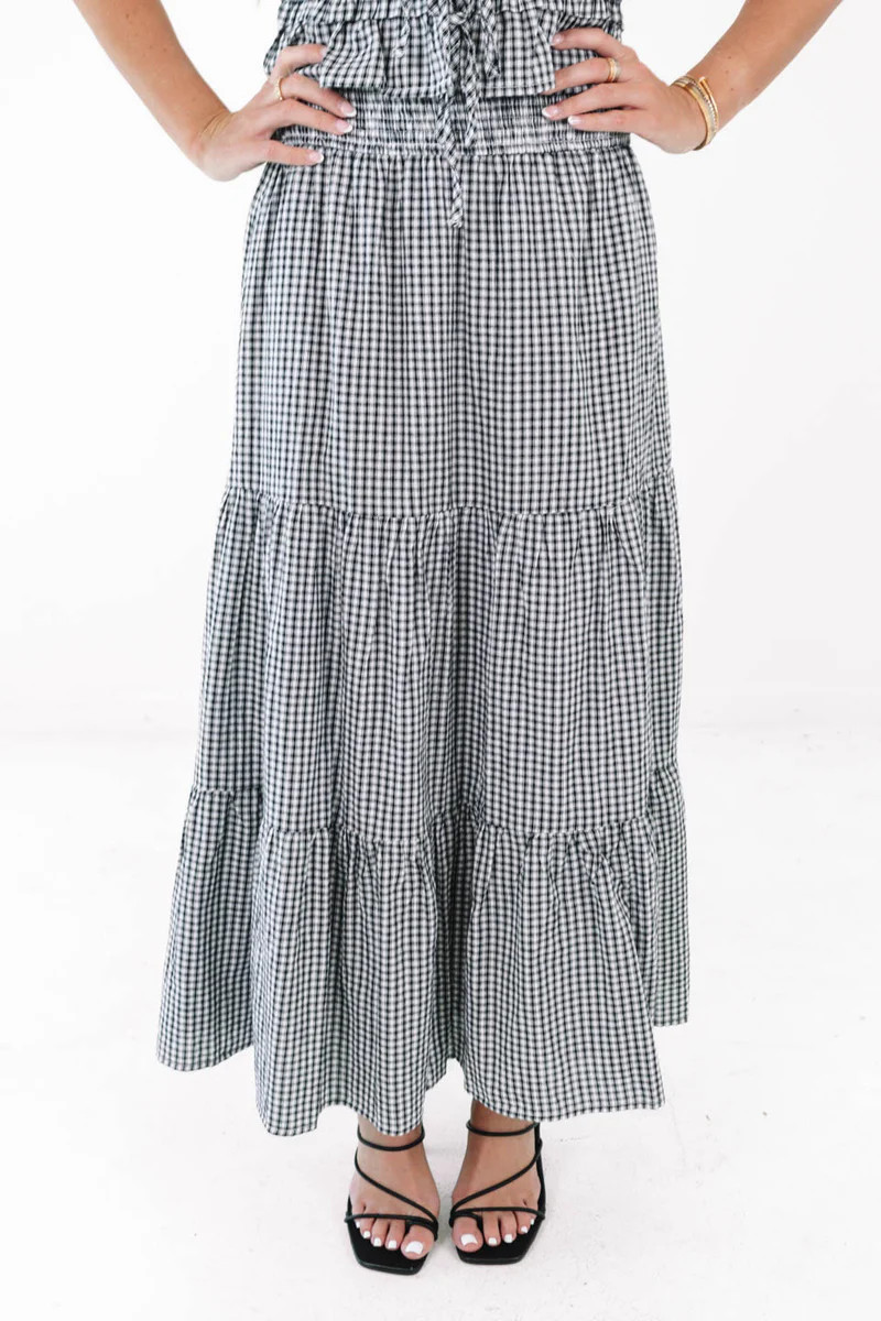 Nothing To Add Midi Skirt - Black | The Impeccable Pig