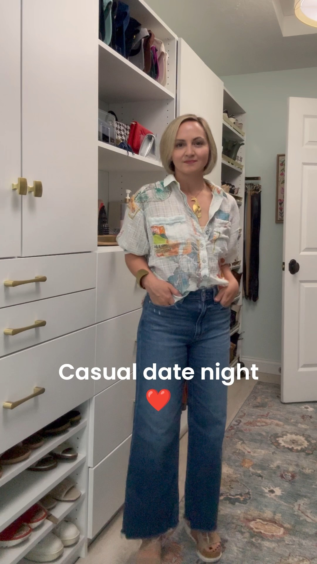 This is my favorite kind of outfit because it is airy, cool, and super comfortable! I love the cropped denims paired with this linen like button down top. Not to mention, the colors are fantastic in the top.

#LTKSaleAlert #LTKPetite