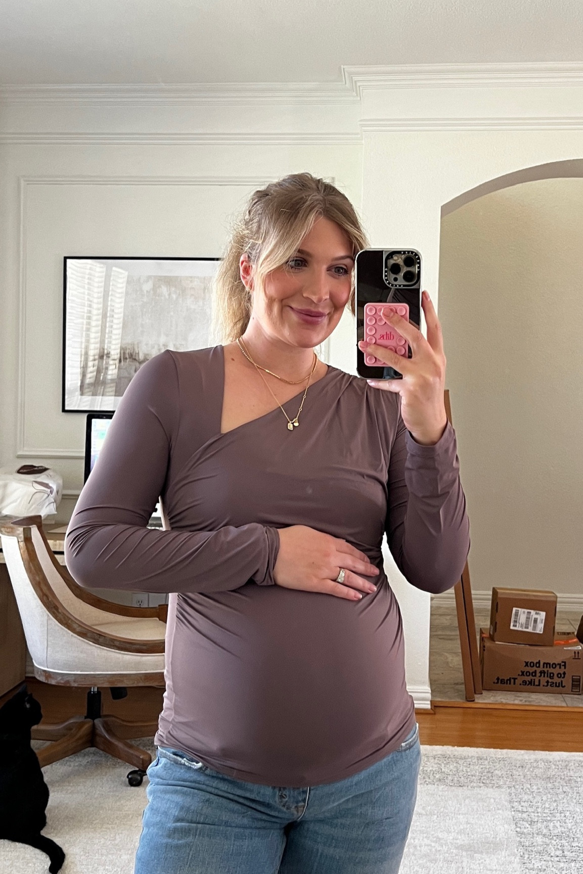 Aritzia top! The whole store is 20-50% off this week! Perfect for any occasion & with a bump! 

#LTKCyberWeek #LTKFindsUnder100 #LTKSaleAlert