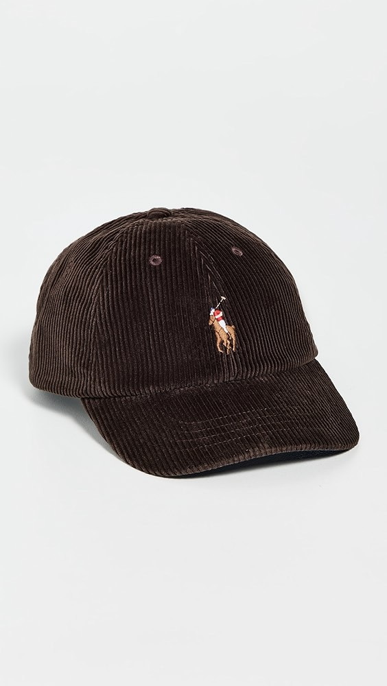 Corduroy Classic Sport Cap with Pony Logo | Shopbop