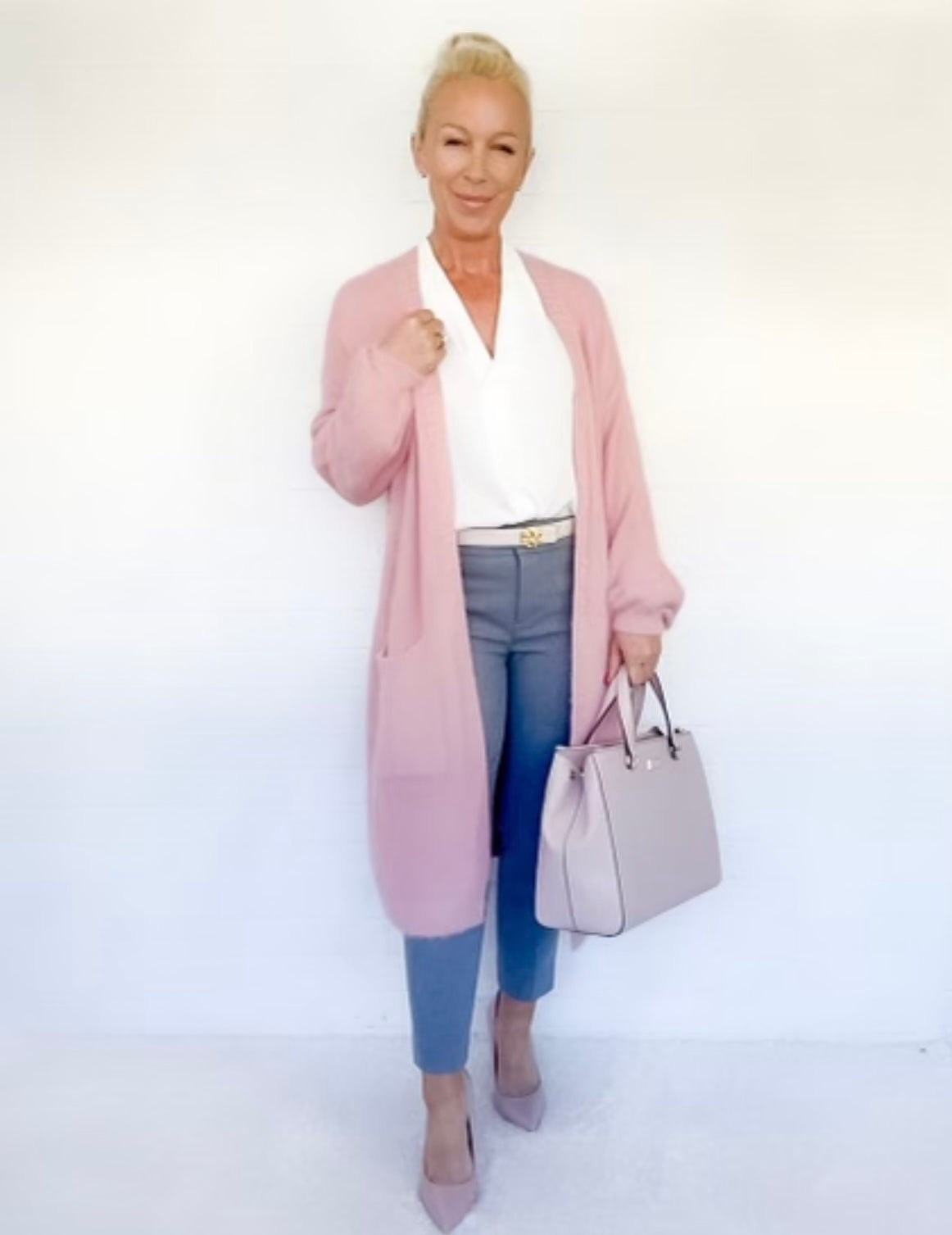 Elle Cozy Sweater | Peppered with leopard