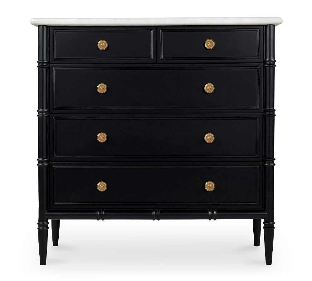 Adrien Marble 5-Drawer Dresser (40") | Pottery Barn (US)