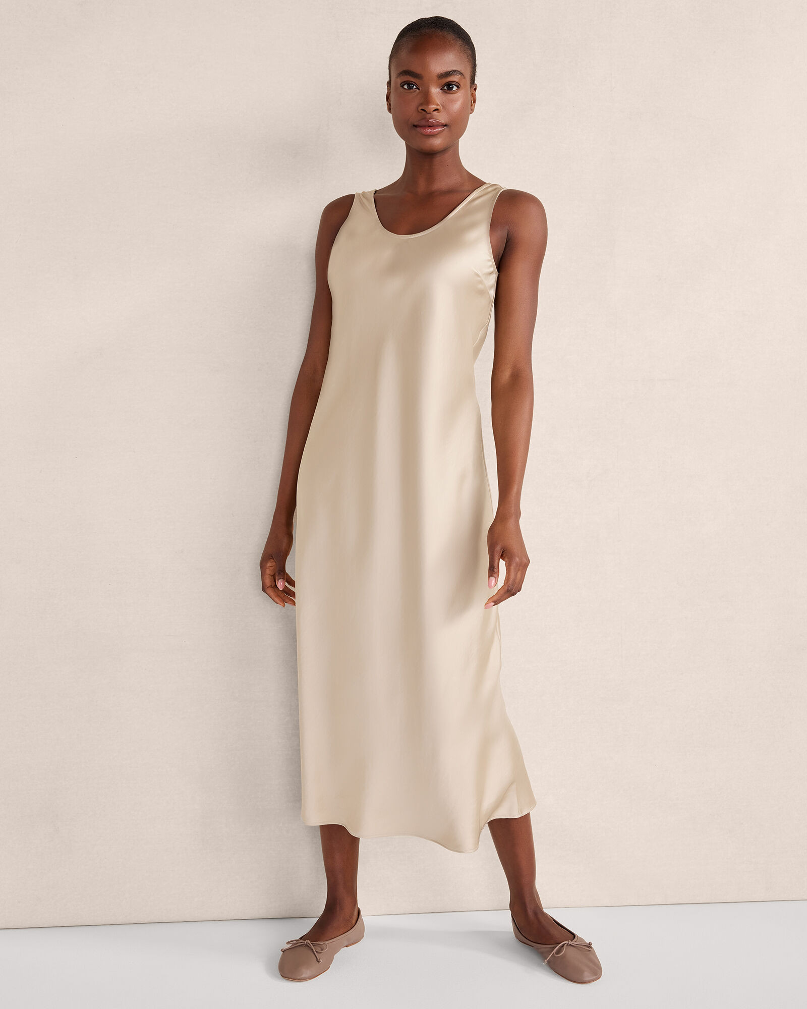 Flowy Bias Cut Midi Dress | Haven Well Within