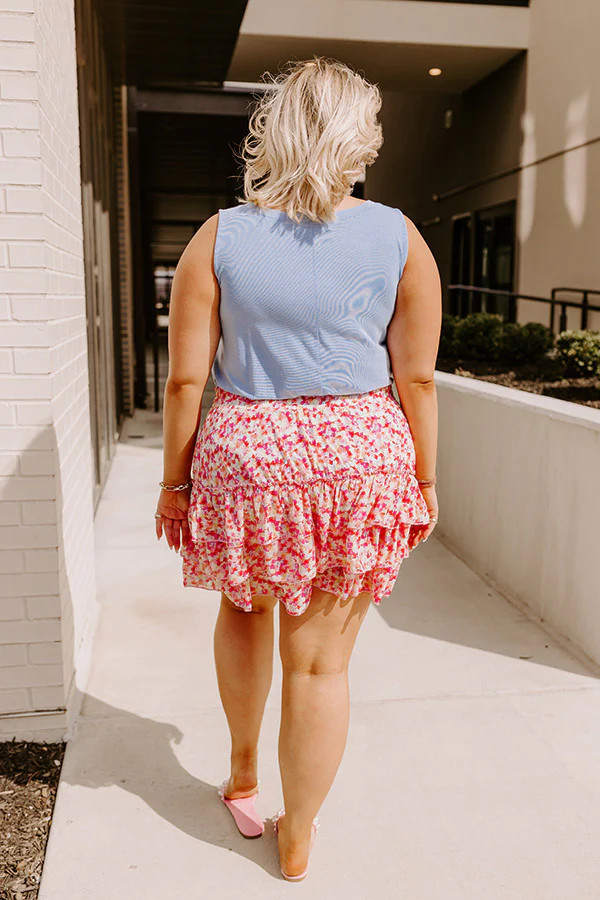 Parisian Picnic Ruffle Skirt Curves | Impressions Online Boutique