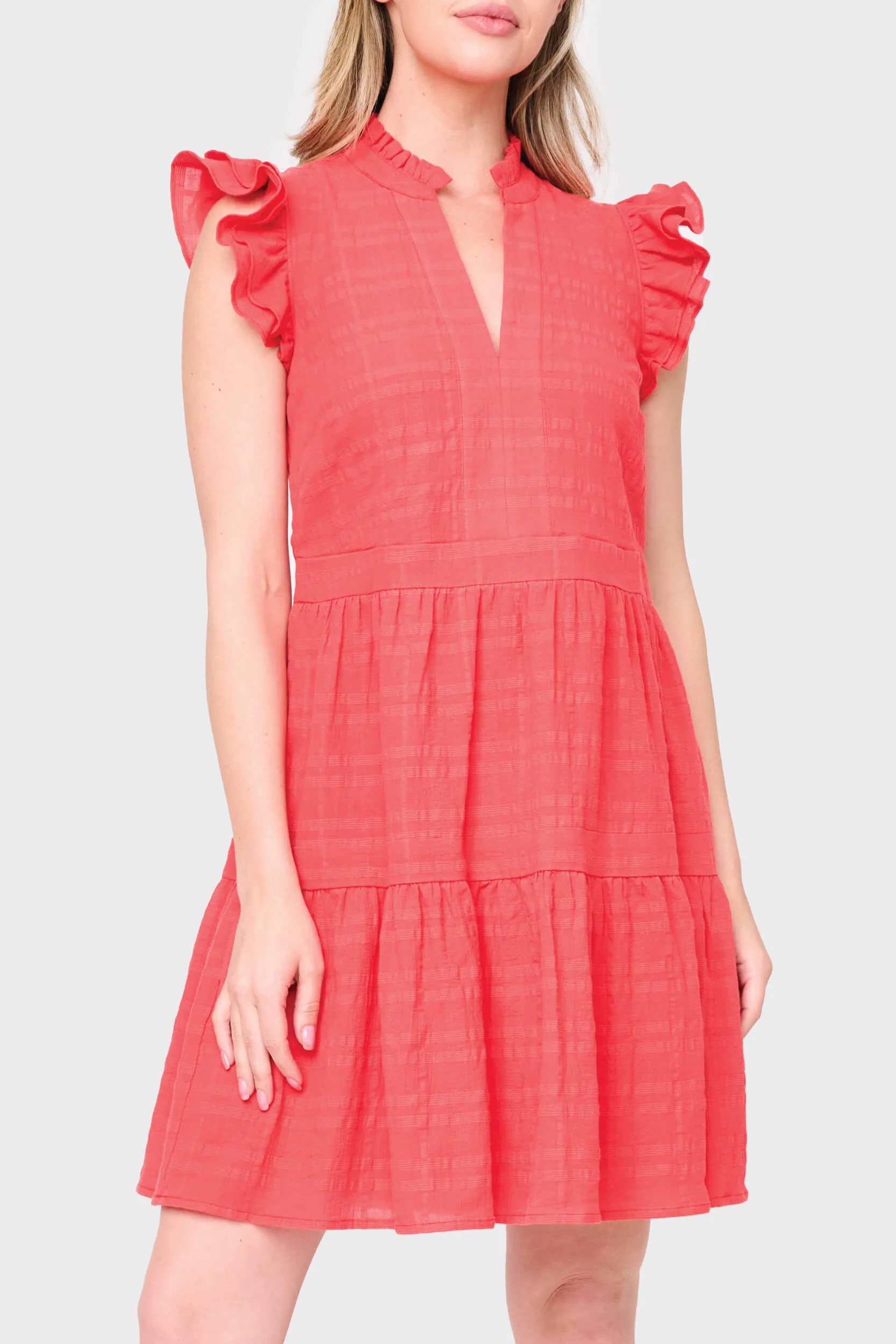 Flutter Sleeve Decked Out Day Dress | Gibson