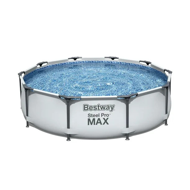 Bestway Steel Pro MAX 10' x 30" Above Ground Pool Set Round - Walmart.com | Walmart (US)