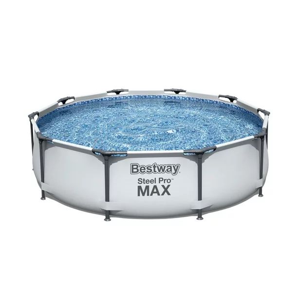 Bestway Steel Pro MAX 10' x 30" Above Ground Pool Set Round - Walmart.com | Walmart (US)