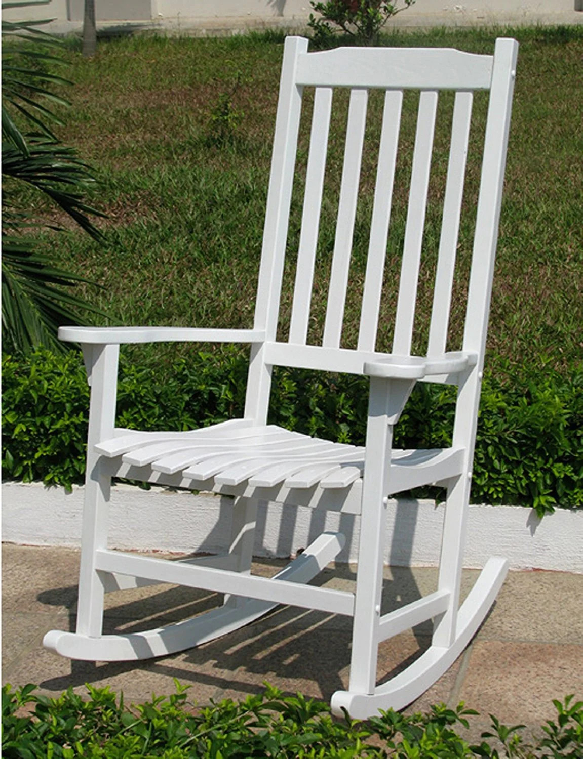 Traditional Rocking Chair, White Painted | Walmart (US)