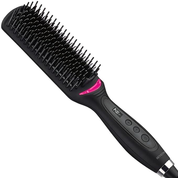 Revlon Hair Straightening and Styling Brush | Great for Second Day Styling (4-1/2 in) | Amazon (US)