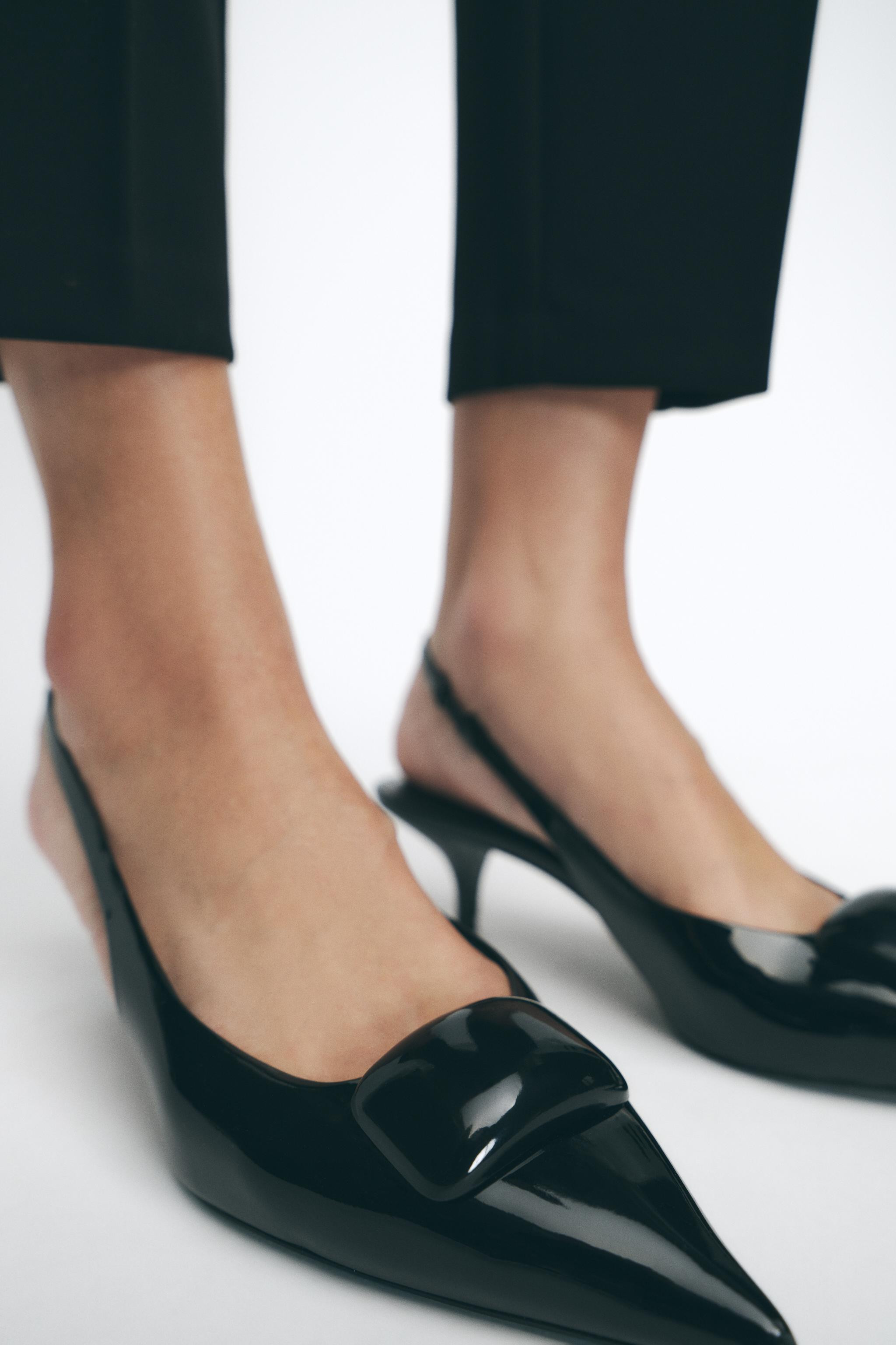 SLINGBACK PIECE HEELS | Zara US