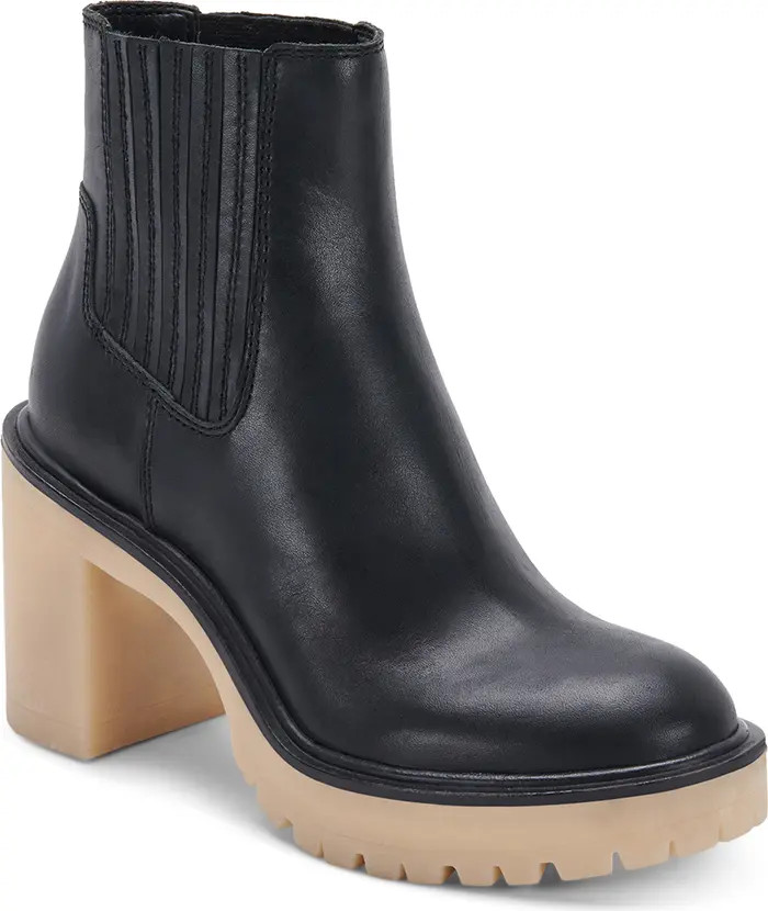 Dolce Vita Caster H2O Waterproof Block Heel Bootie | Nordstrom | Nordstrom