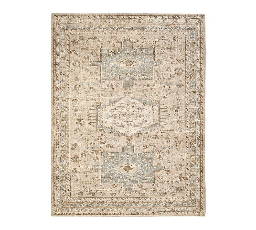 Bianca Hand-Knotted Wool Rug | Pottery Barn (US)