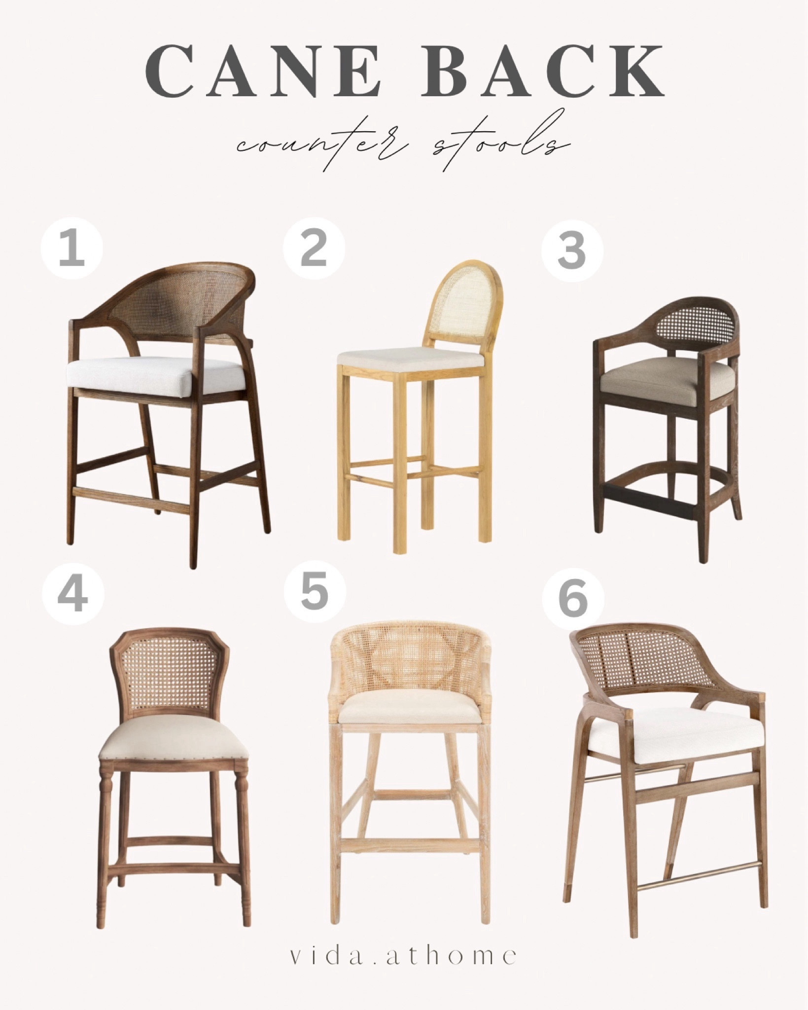 Cane counter stools 

#LTKCyberWeek #LTKhome
