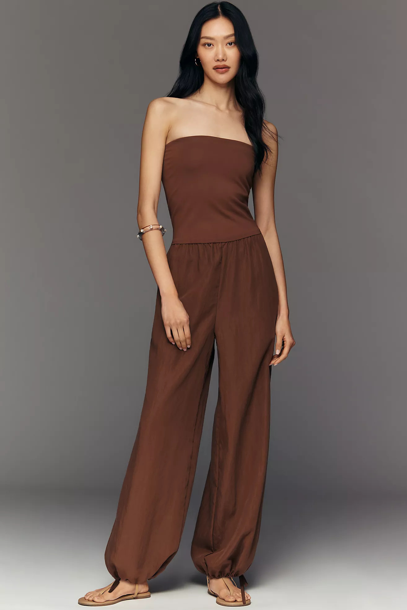 Maeve Strapless Twofer Jumpsuit | Anthropologie (US)