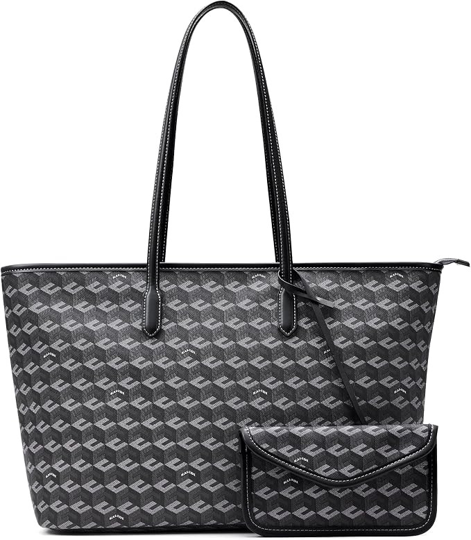 KALIDI 3D Cube Tote Bag Cubic Garden Monogram Print Leather Women Weekender Bag Shopper Handbags ... | Amazon (US)