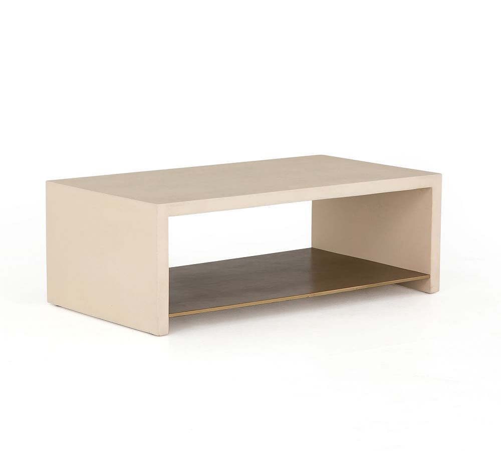 Concrete Rectangular Coffee Table | Pottery Barn (US)