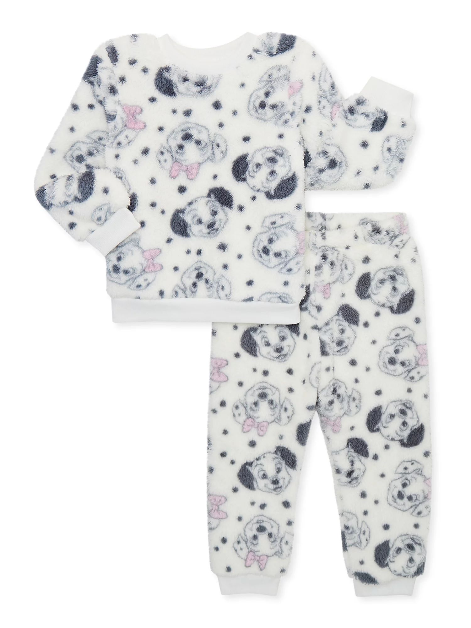 Disney Dalmatians Baby and Toddler Boy or Girl Sherpa Sweatshirt and Jogger Outfit Set, 2 Piece, ... | Walmart (US)