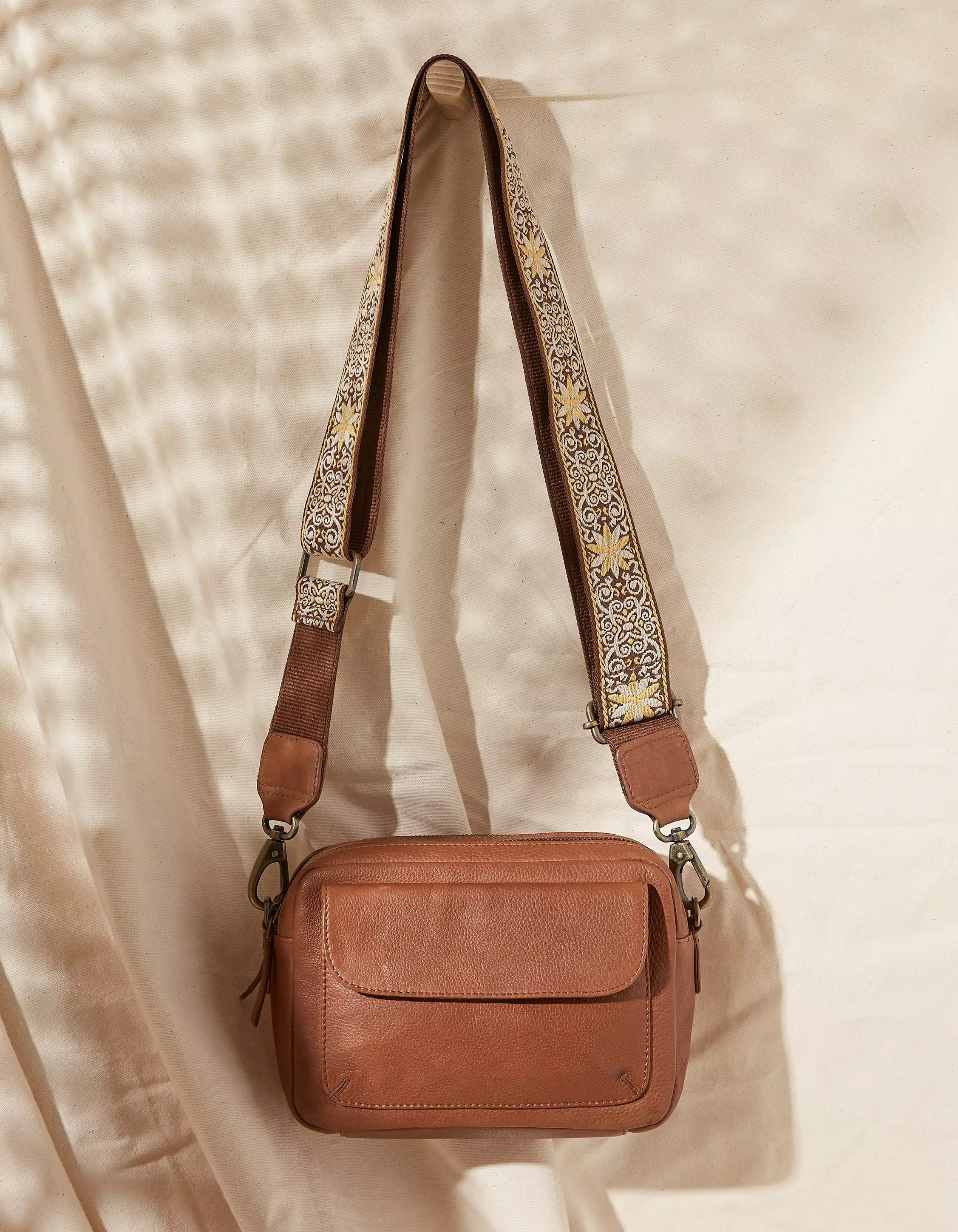 The Oslo Camera Bag Ornate Strap | FatFace (US & Canada)