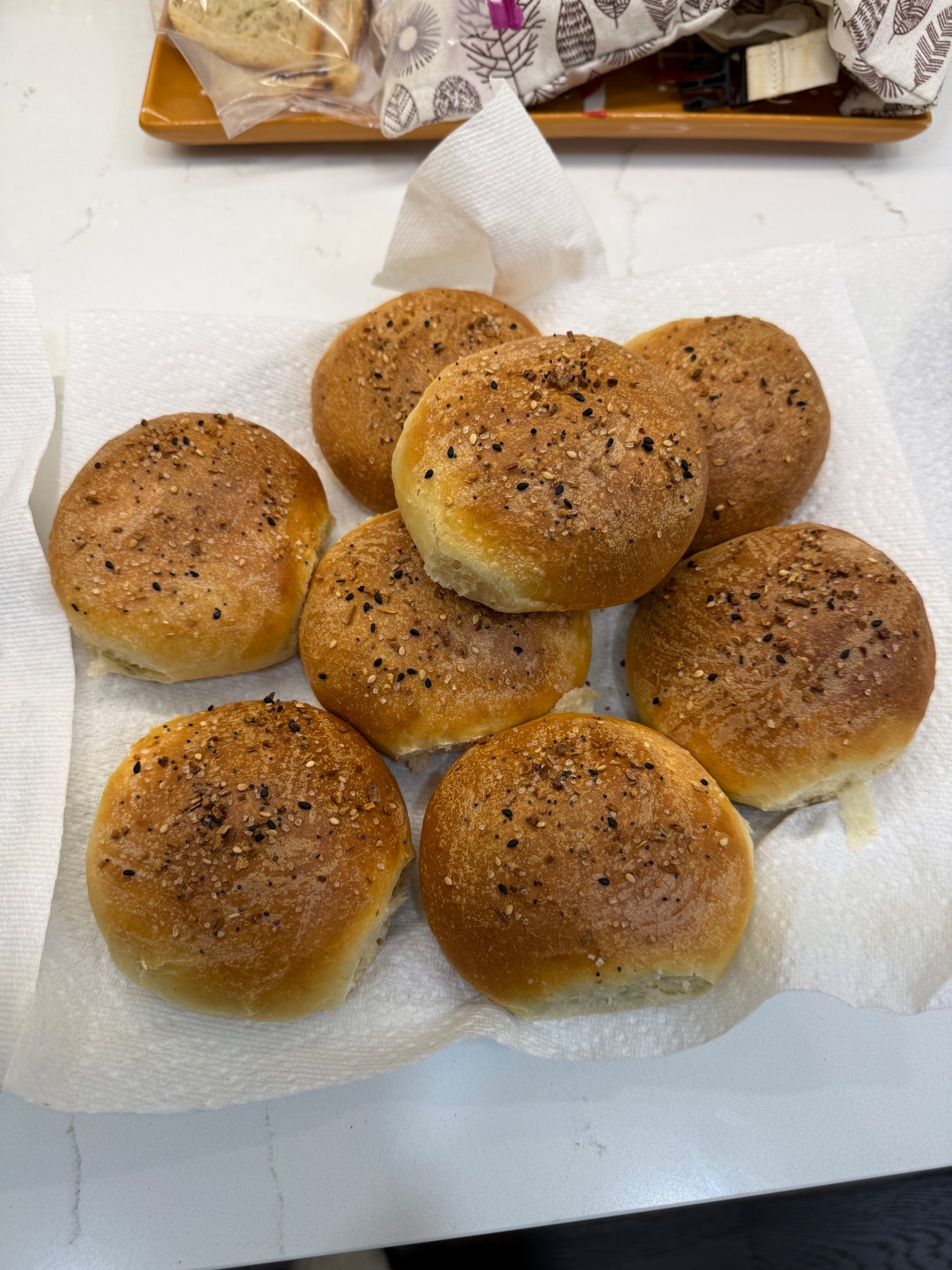Today’s Bake!

Sourdough hamburger buns with everything bagel seasoning! 🤤

#LTKHome #LTKdayinmylife #LTKfoodie