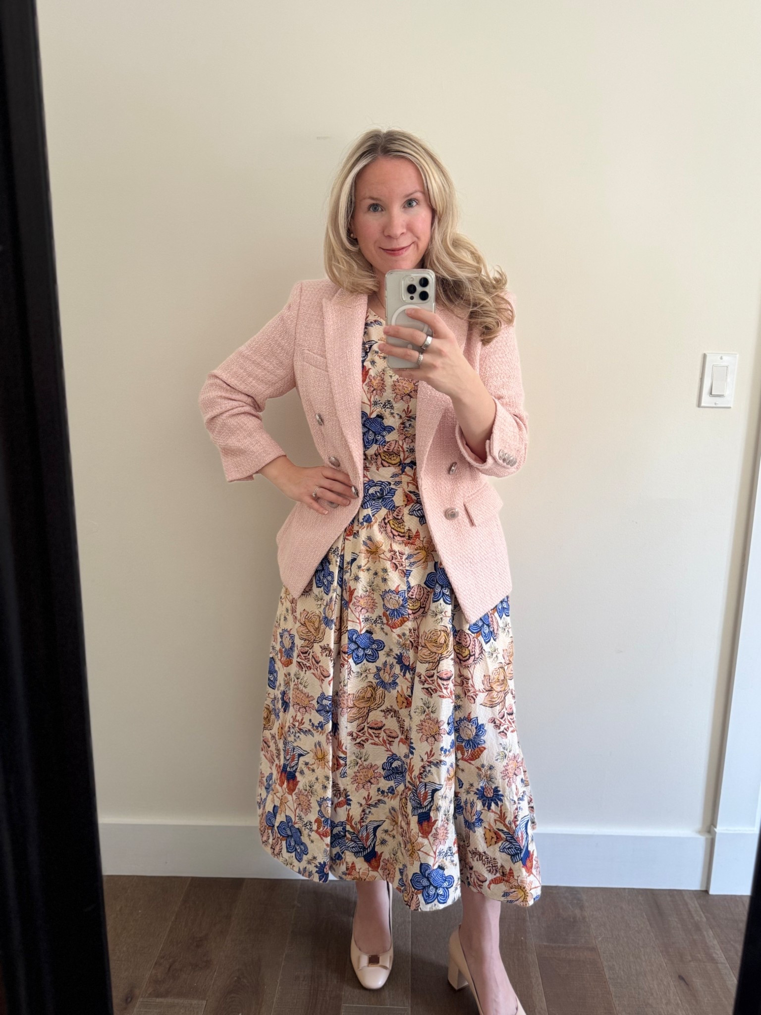 Perfect spring outfit idea for

Work
Baby shower
Graduation 
Easter 