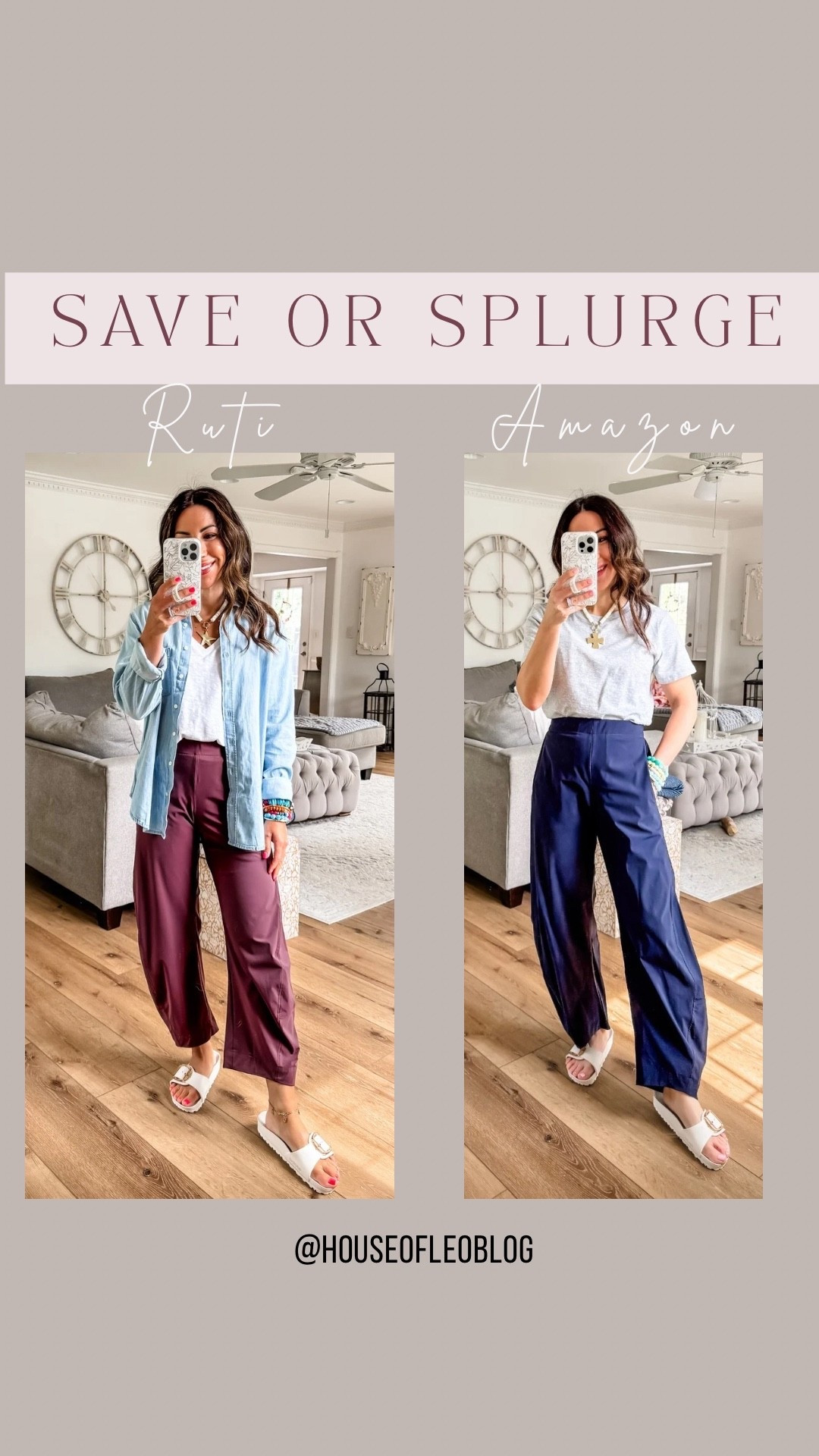 If you are petite, I would highly recommend the Ruti pair. In comparison, I feel like the Amazon ones were slightly too long. 

Ruti pants 2 petite. Amazon pants XS. Denim shirt small. White V-neck XS.

#LTKOver40 #LTKPetite