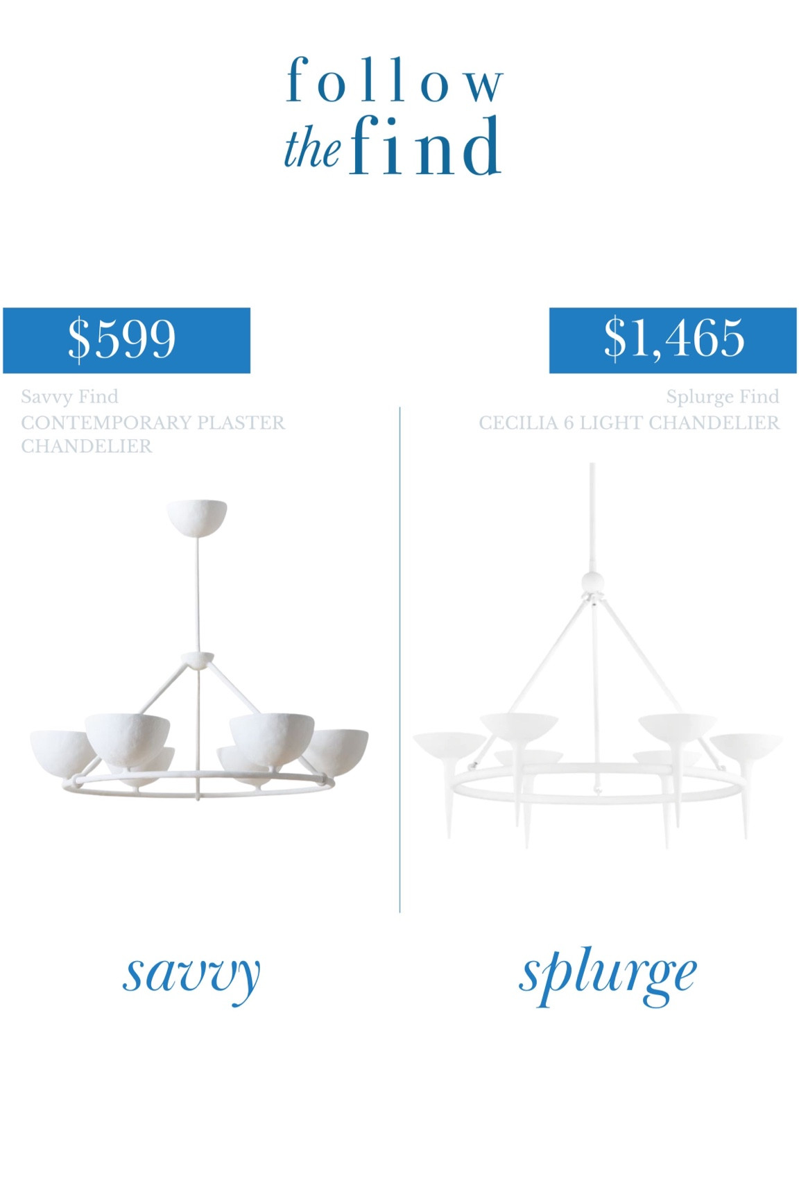 Plaster white chandelier dining room followthefind 

#LTKsalealert #LTKfamily #LTKhome