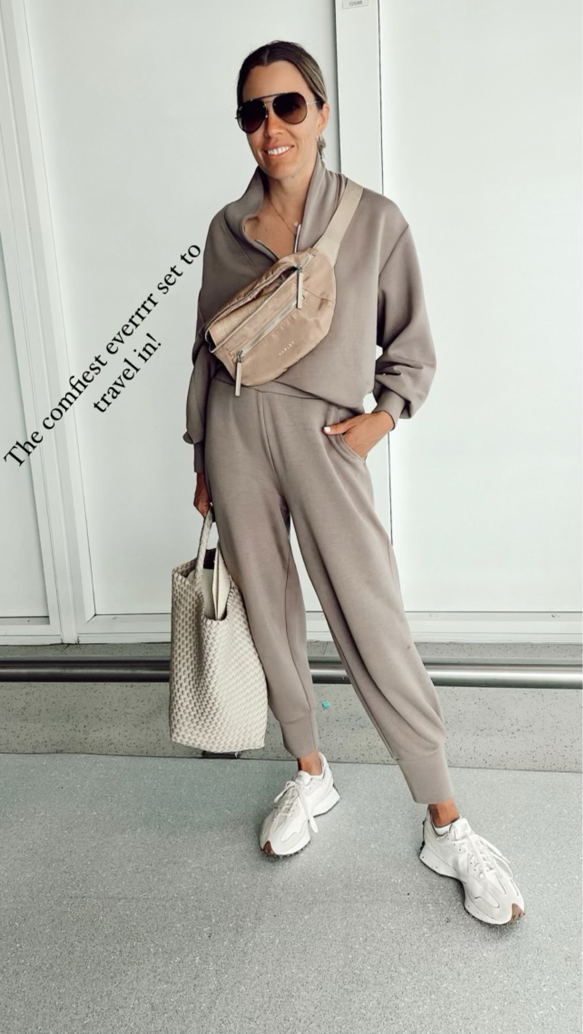 VARLEY loungewear set that I traveled in and it’s so comfy / size small

#LTKtravel #LTKstyletip