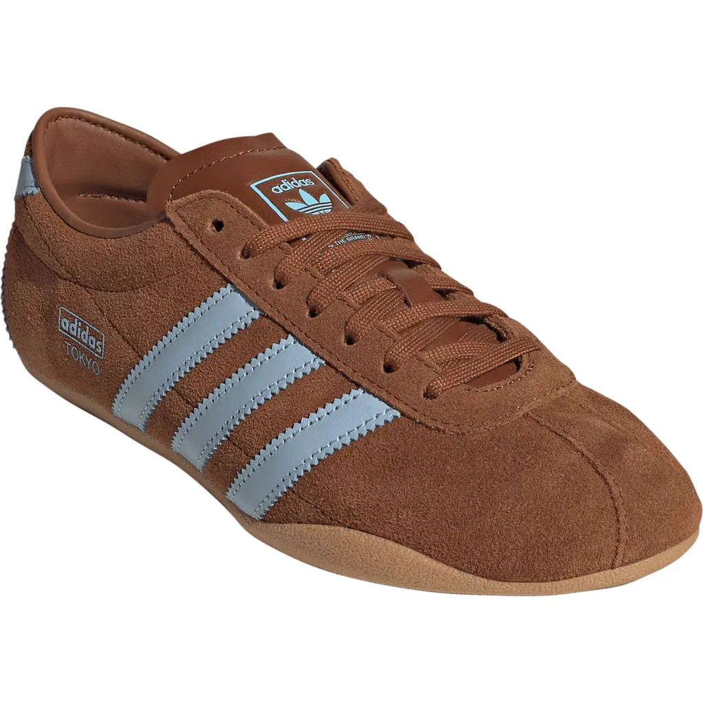 adidas Tokyo Low Top Sneaker in Dusky Bronze/clear Sky/gum at Nordstrom, Size 12 | Nordstrom