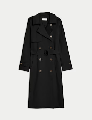 Cotton Rich Belted Longline Trench Coat | M&S Collection | M&S | Marks & Spencer IE