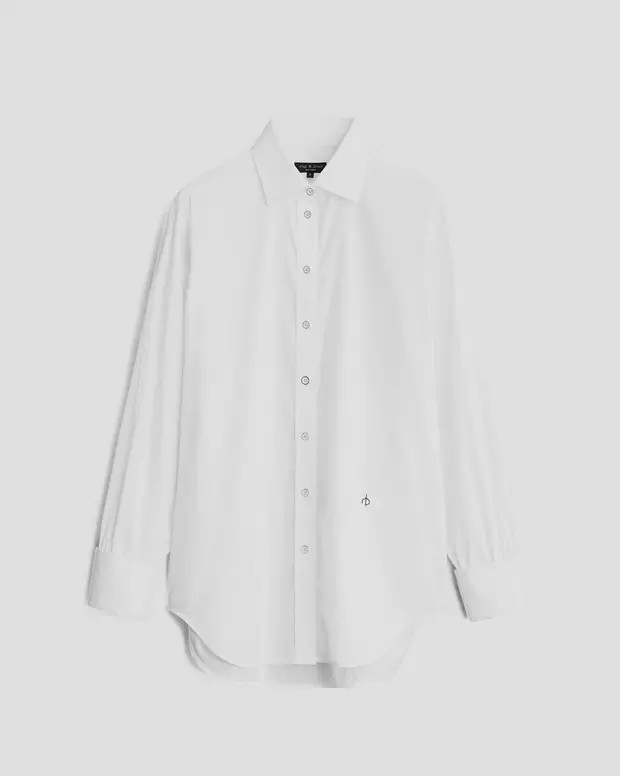 Diana Cotton Poplin Button Down Shirt | rag & bone