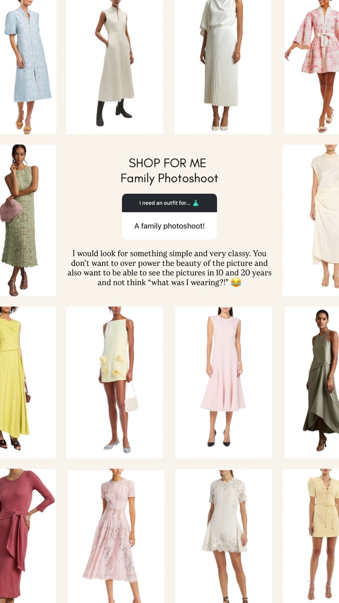 Family photoshoot outfit, mini and midi simple and classy dresses

#LTKFindsUnder100 #LTKSaleAlert #LTKFamily