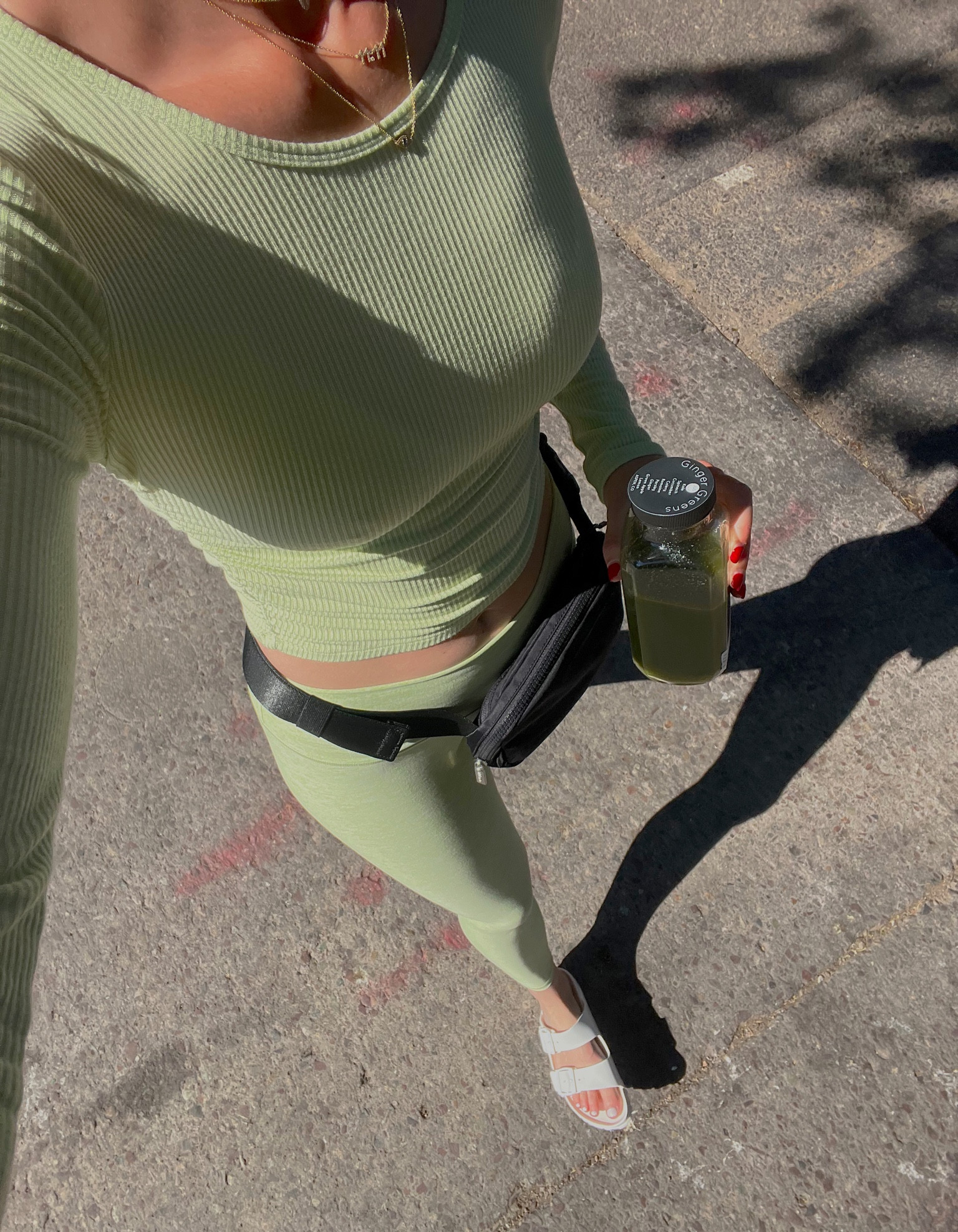 The softest alo top and leggings 💚 linking other styles in this color too!
Long sleeve- S
Sports bra- S
Leggings- S

Alo yoga, workout set, green top, white Birkenstocks, summer outfit, white sports bra

#LTKshoecrush #LTKFitness #LTKFind