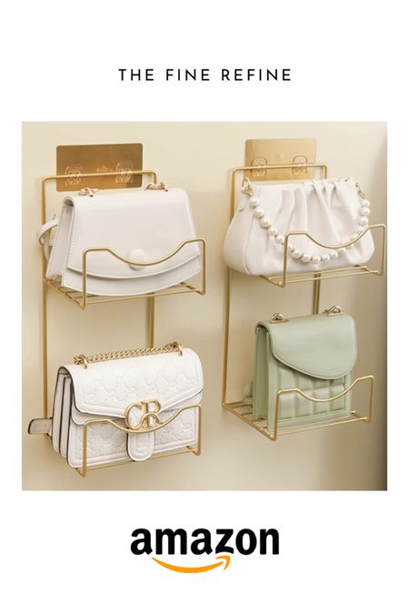 Closet Organization but make it luxe ✨ This handbag holder is perfect to both showcase and store your handbags when space is at a premium. #anazonfinds

#LTKGiftGuide #LTKstyletip #LTKhome
